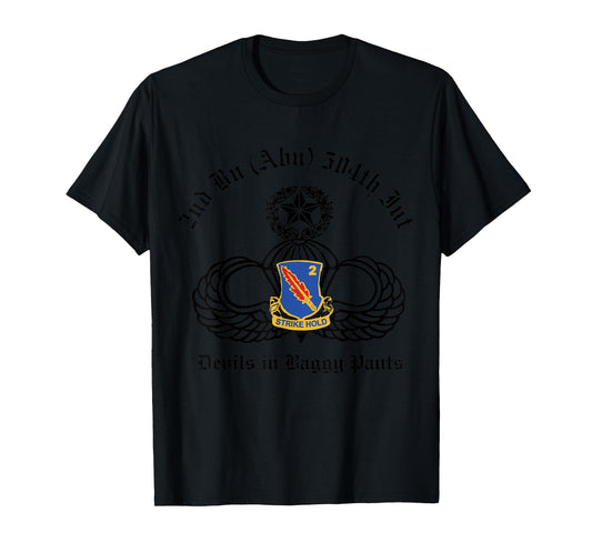2-504 PIR Devils in Baggy Pants T-Shirt