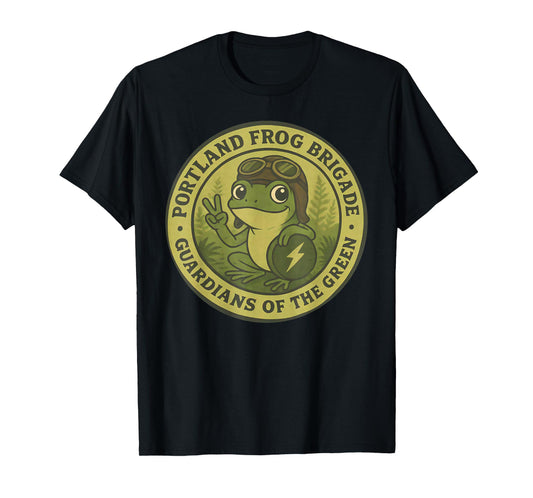 Portland Frog Brigade Guardians of The Green Vintage T-Shirt