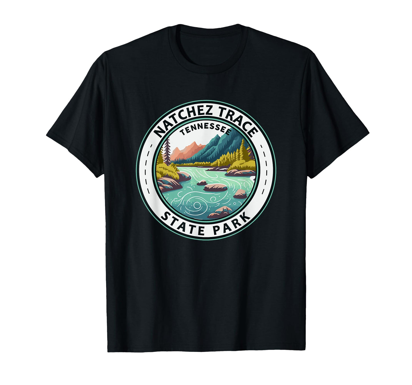 Natchez Trace State Park Tennessee Badge Vintage T-Shirt