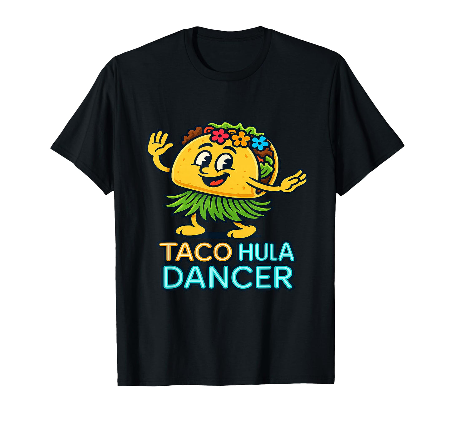 Funny Taco Hula Dancer – Cute Hawaiian Tiki Food Lover T-Shirt