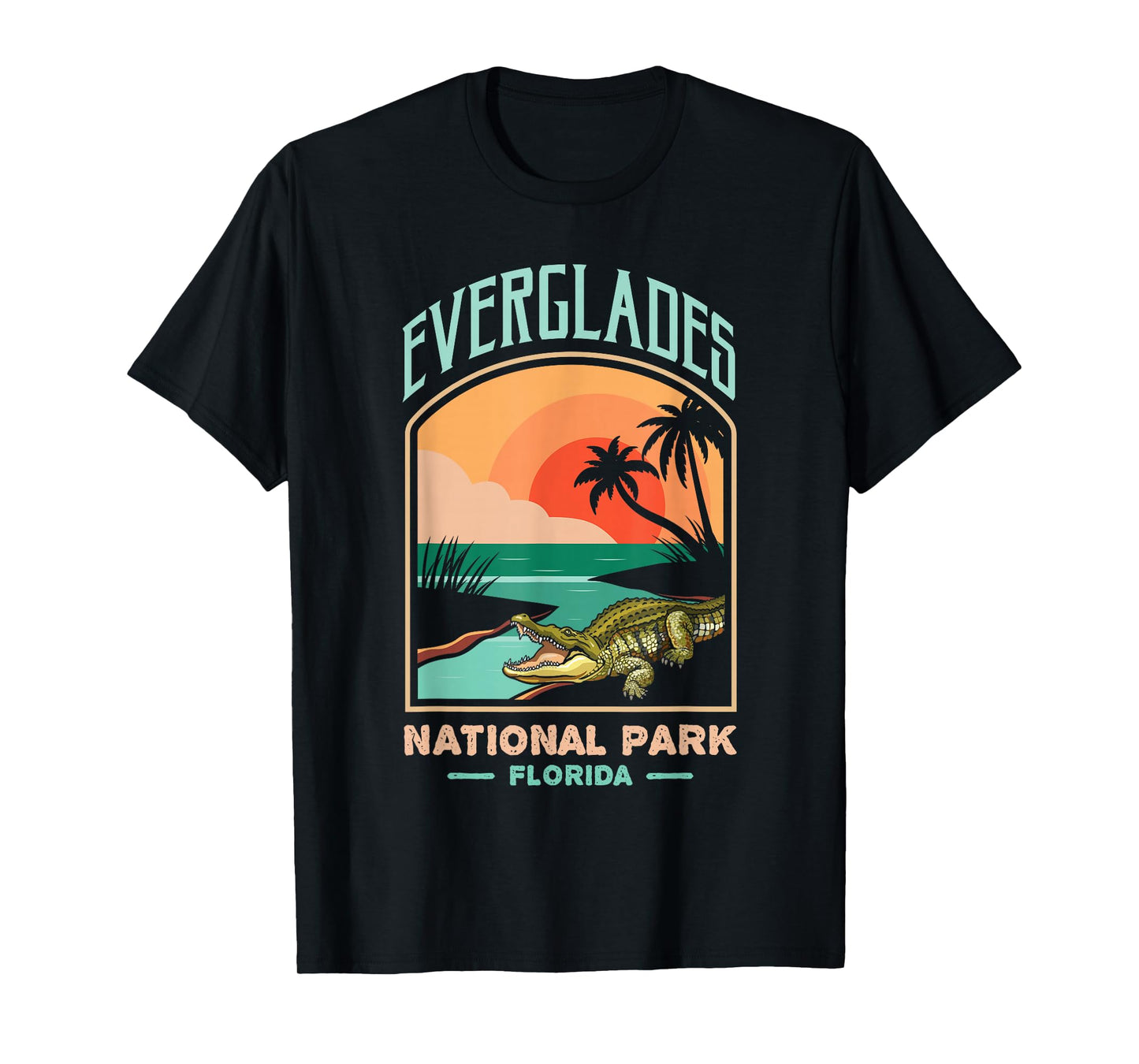 Everglades National Park US Crocodile Florida Alligators T-Shirt