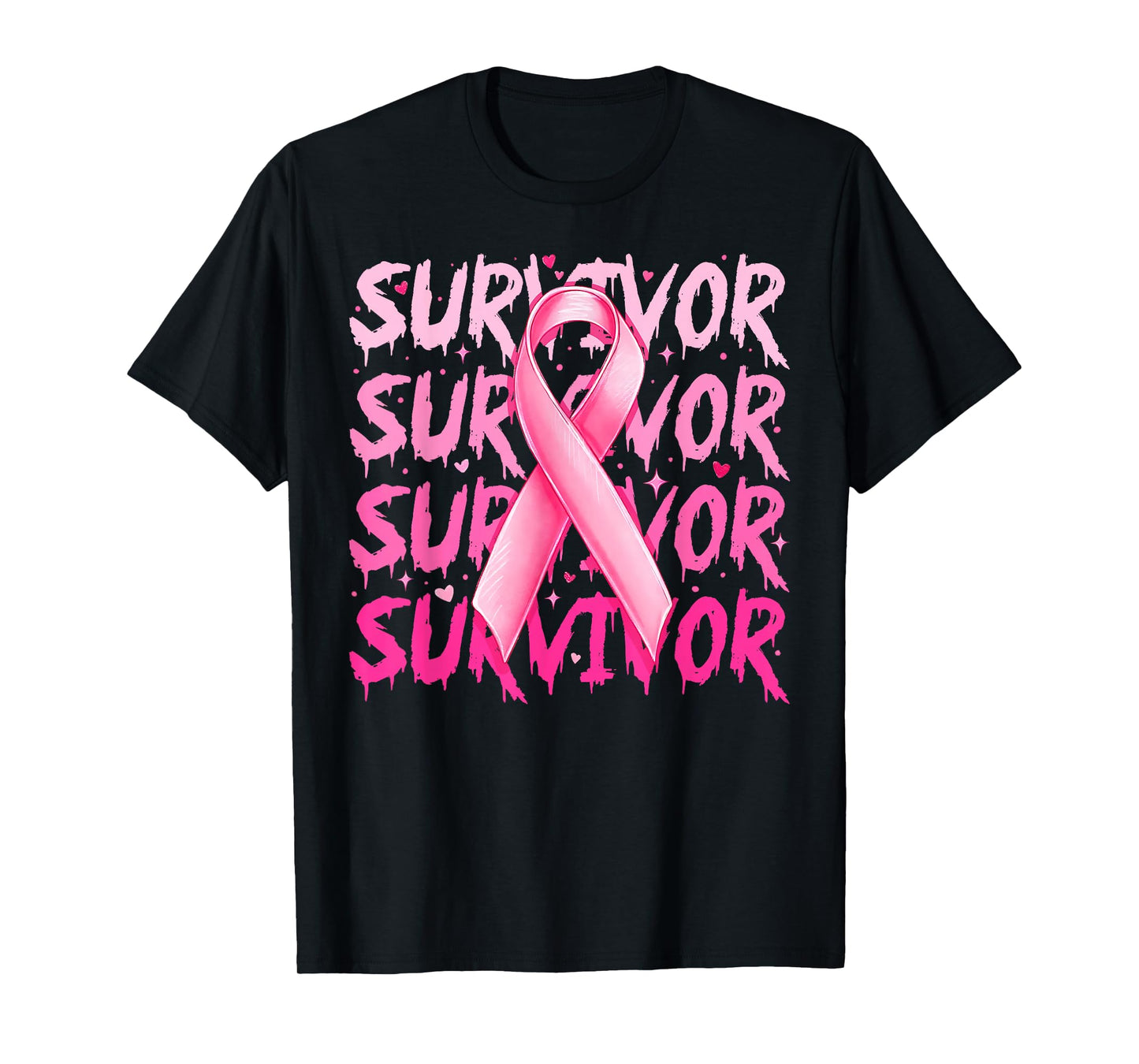 Breast Cancer Survivor Pink Ribbon Breast Cancer Awareness T-Shirt