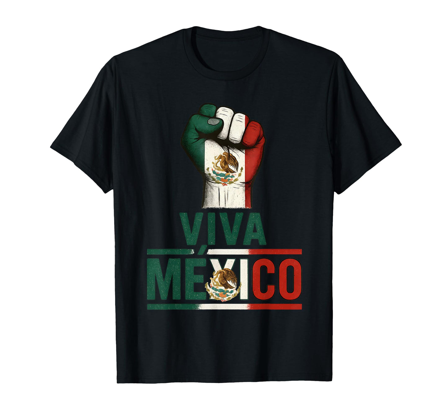 Viva Mexico Raised Clenched Fist T-Shirt