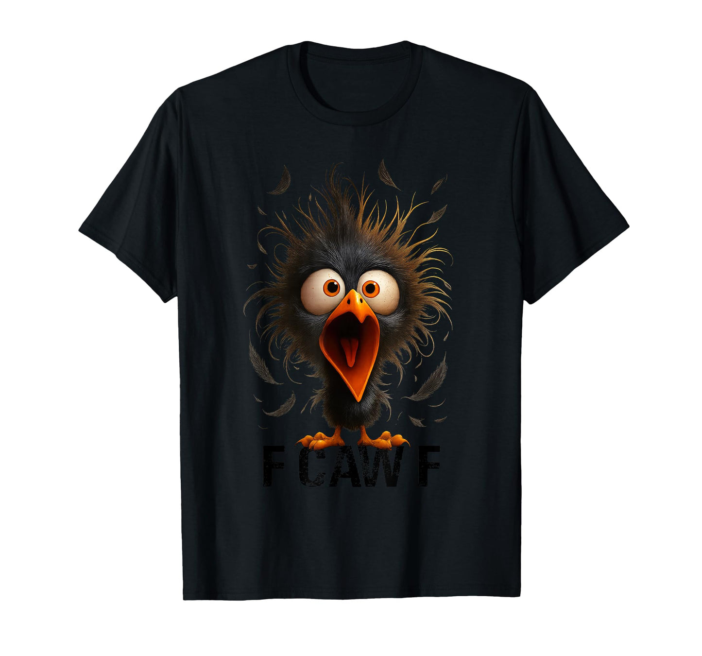 Funny F-Caw-F Chicken FCAWF Rooster Halloween Bird Crow T-Shirt