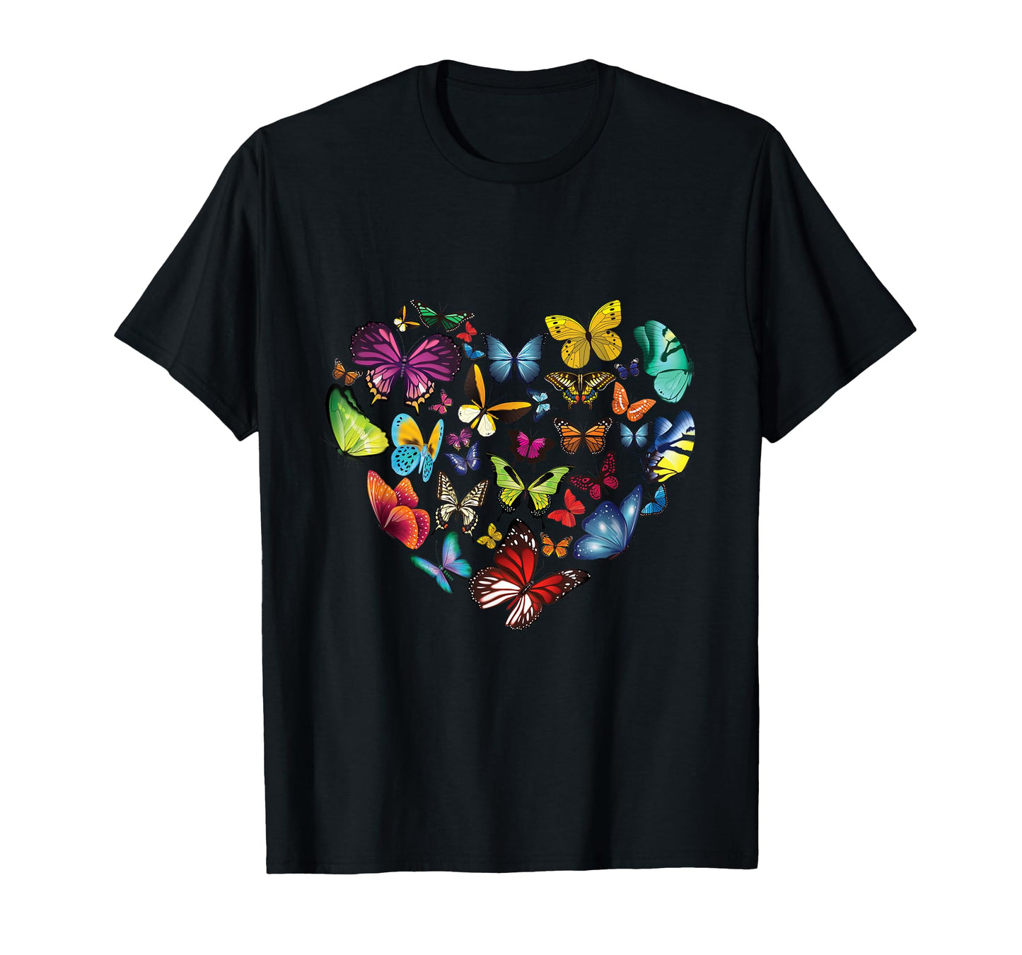 Butterfly Heart Butterflies Lover Lepidopterist Men Women T-Shirt