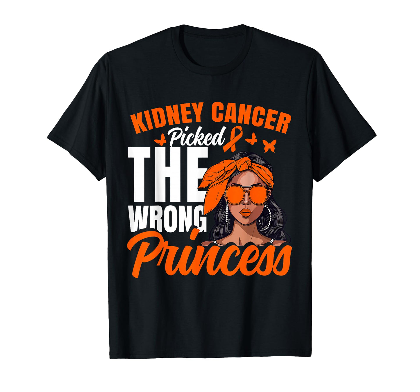 Kidney Cancer Awareness Princess Survivor Kidney Cancer T-Shirt