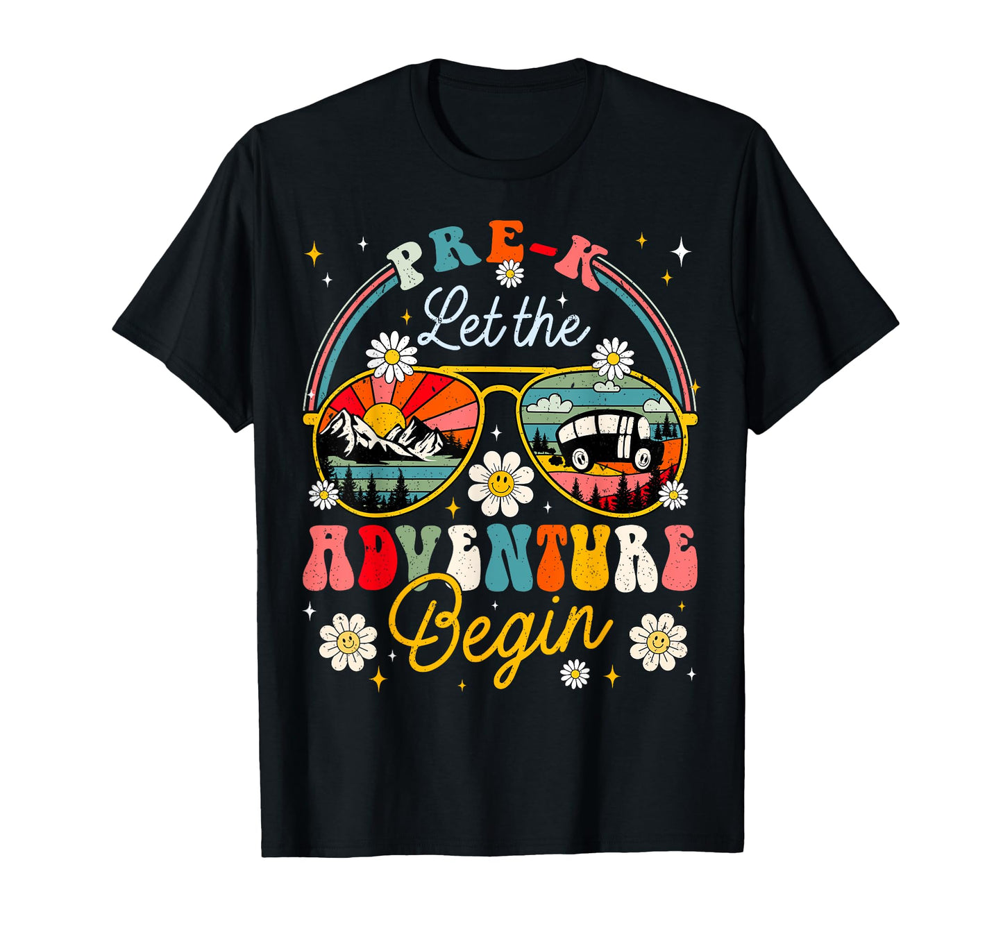 First Day Of Pre K Let The Adventure Begin Pre K Teacher T-Shirt for Men Women