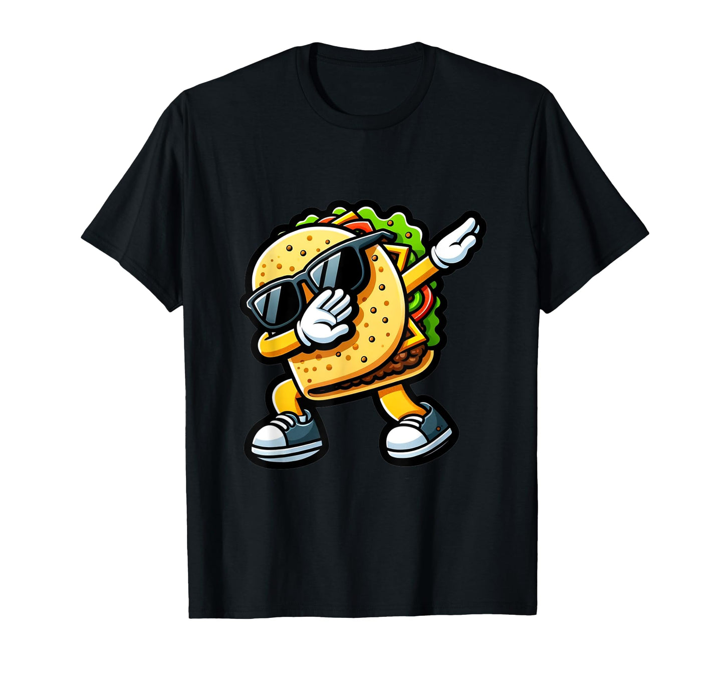 Mexican Food Dabbing Taco T-Shirt