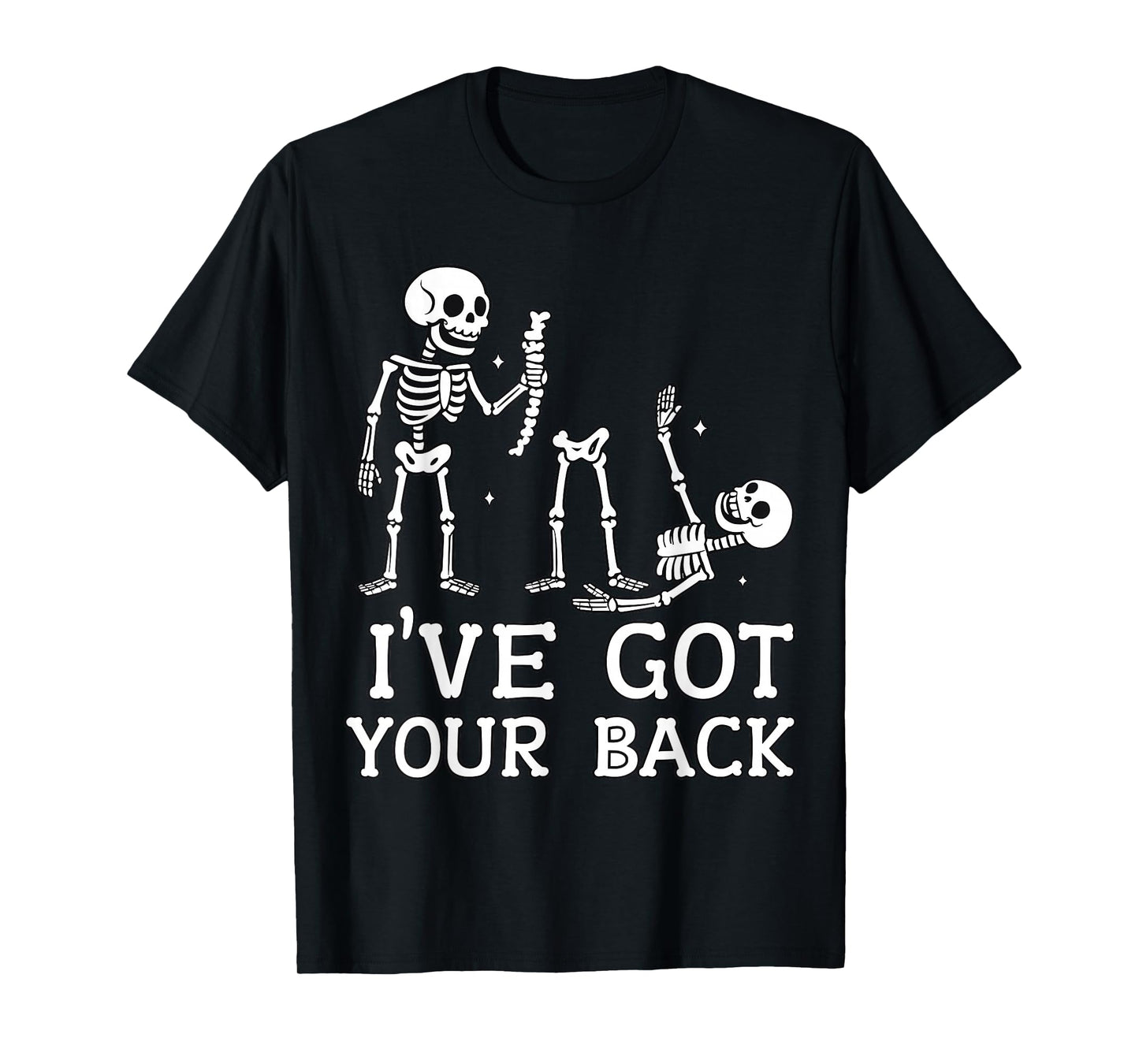I’ve Got Your Back Skeleton Funny Halloween Look T-Shirt