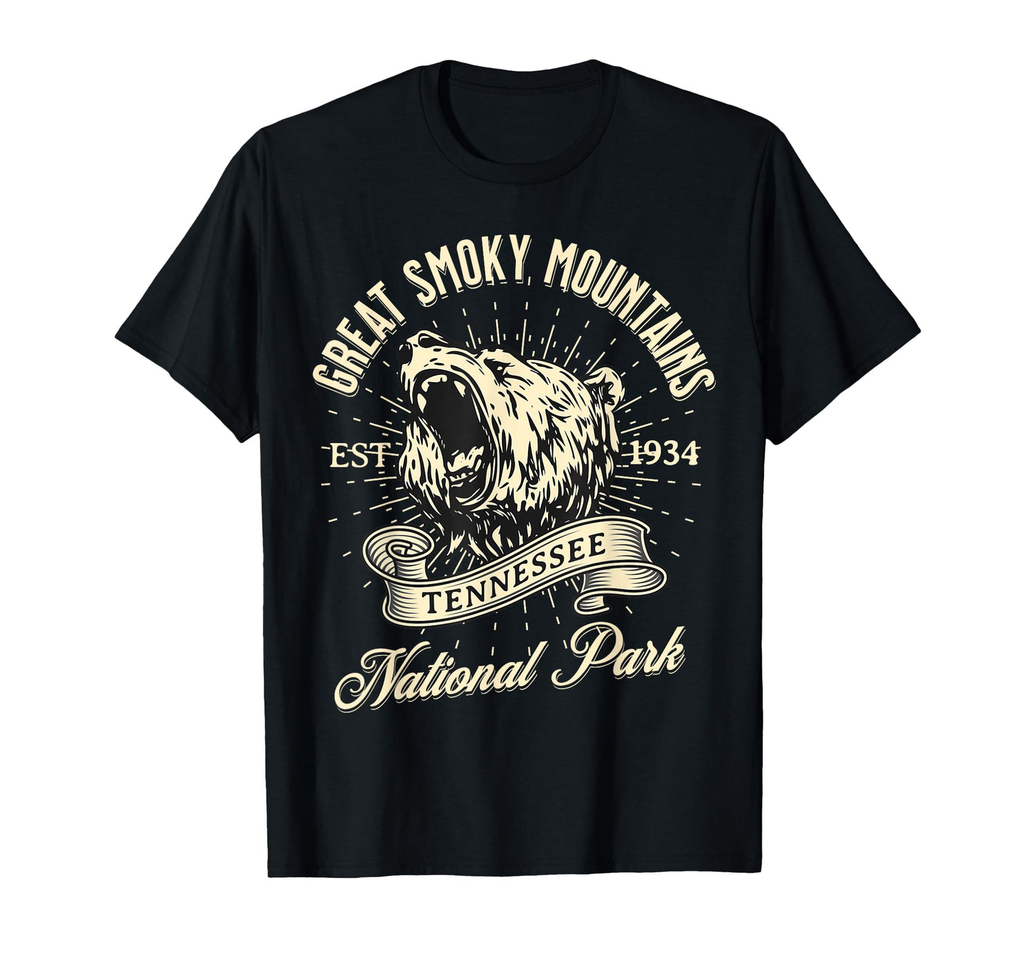 Great Smoky Mountains National Park Tennessee Bear Hike T-Shirt