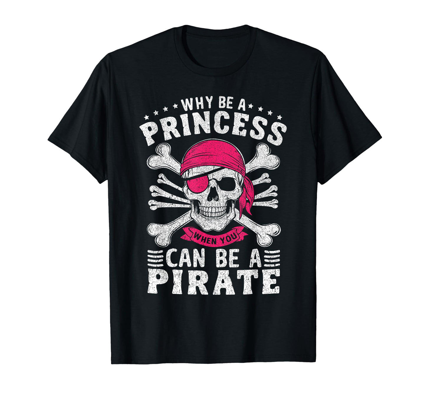 Funny Pirate Costume Princess For Women Girls Kids Pirate T-Shirt