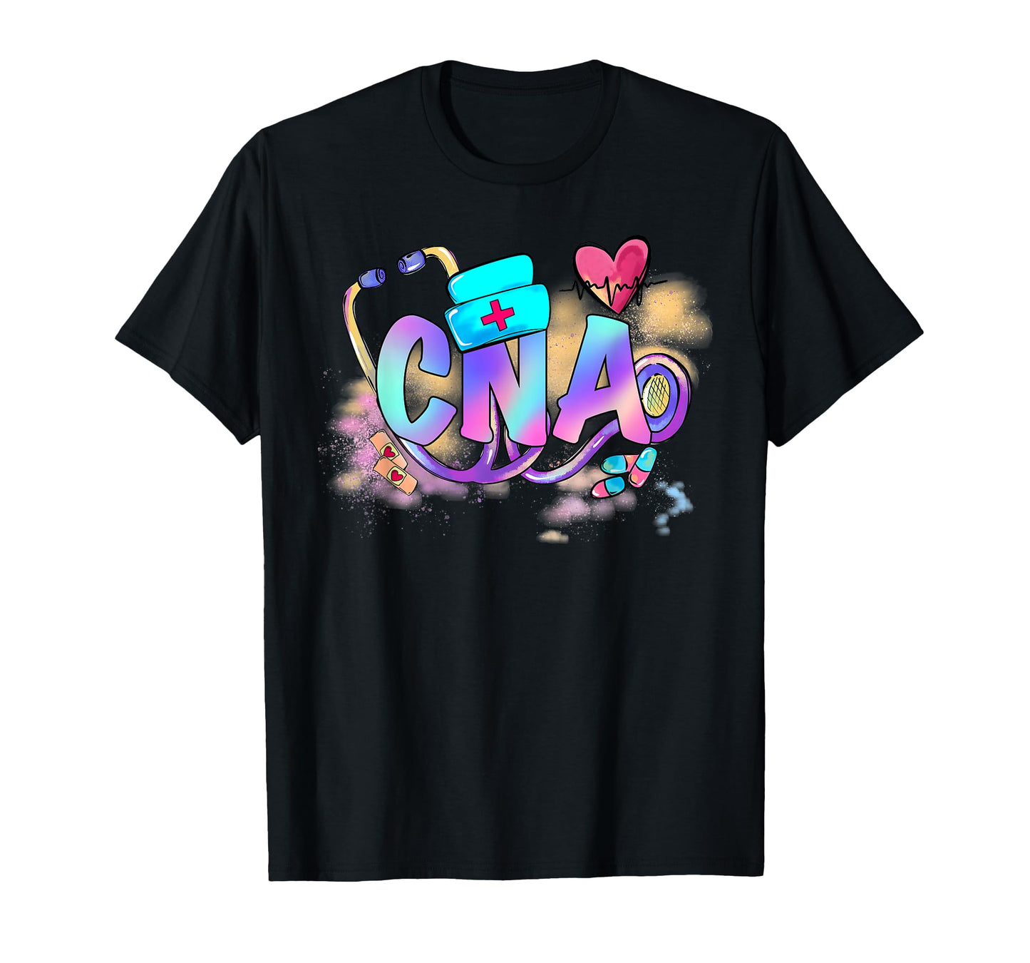 Tie Dye CNA Cute Nurse Day CNA RN Nurse Week Gifts Nursing T-Shirt
