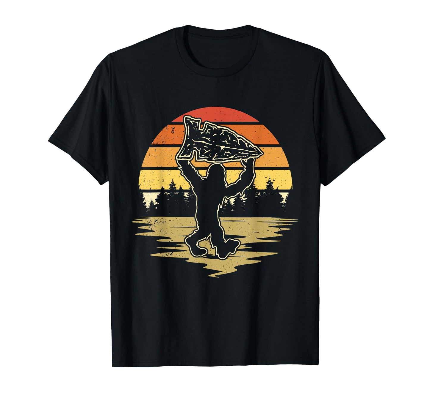 Arrowhead Hunting Bigfoot Arrowhead Hunter T-Shirt