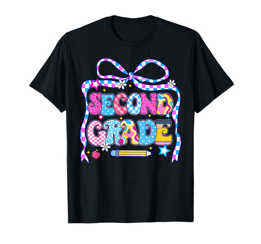 2nd Grade For Girls Boy Teacher Second Grade Back to School T-Shirt