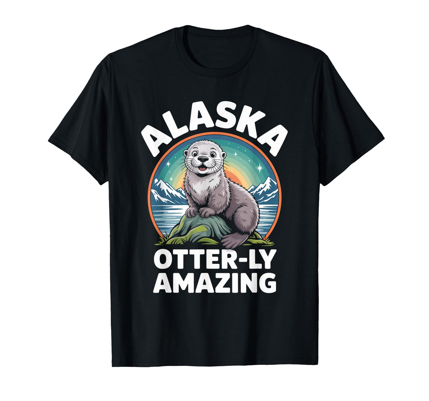 Alaska Otterly Amazing Funny Cute Travel Souvenir T-Shirt
