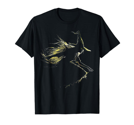 Witch Costume Halloween Spooky Art Witch T-Shirt