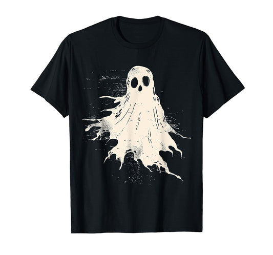 Ghost Costume Halloween Graphic Art Ghost T-Shirt