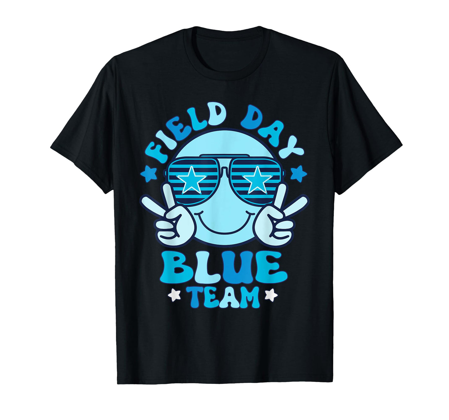 Field Day Blue Team Color Field Trip Team Game T-Shirt