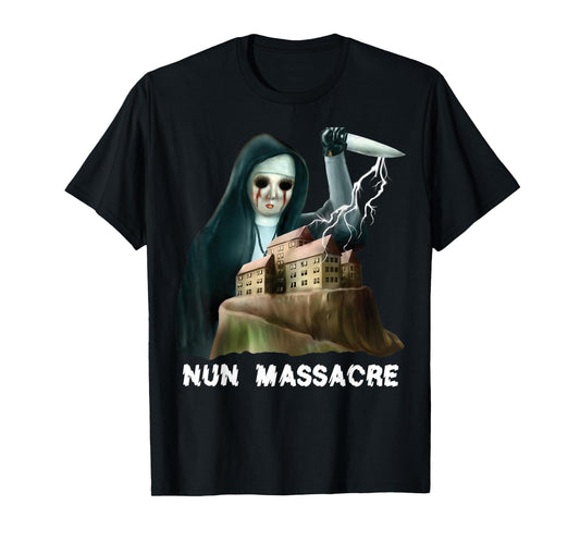Nun Massacre Survival Horror Game Maniac T-Shirt