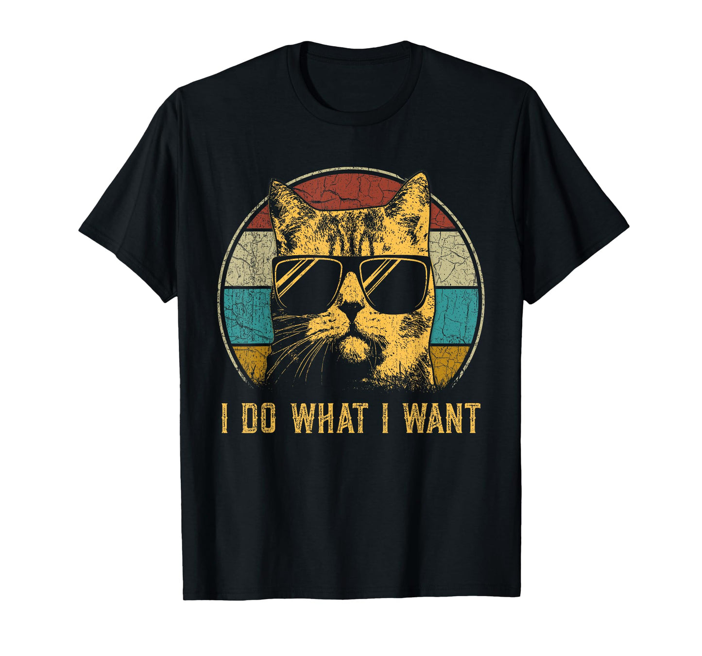 Cat themed for women men funny I do what I want cat T-Shirt