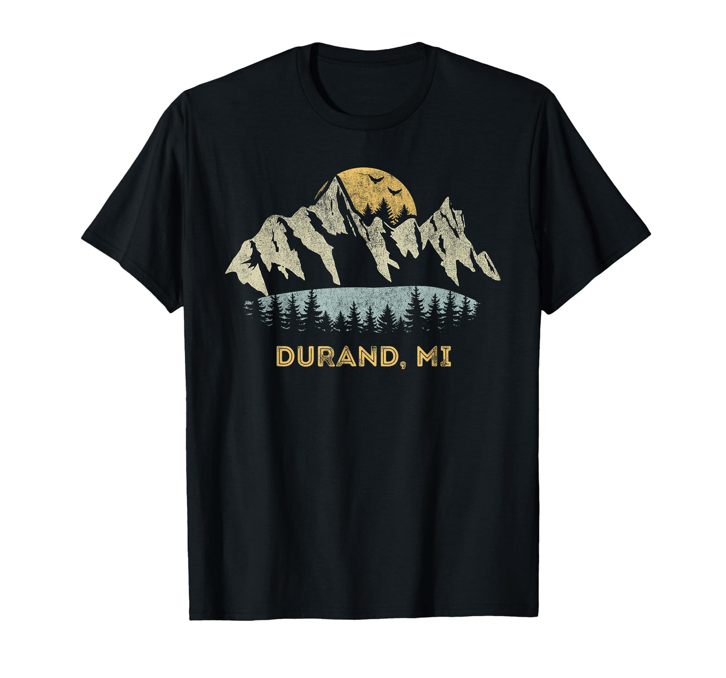 Durand Michigan Mountain Sunset Sunrise MI T-Shirt