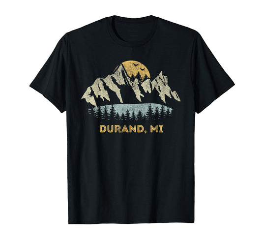 Durand Michigan Mountain Sunset Sunrise MI T-Shirt