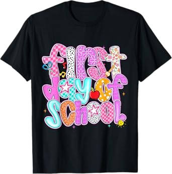 1st Day of School Inspiration Teacher Student Back To School T-Shirt