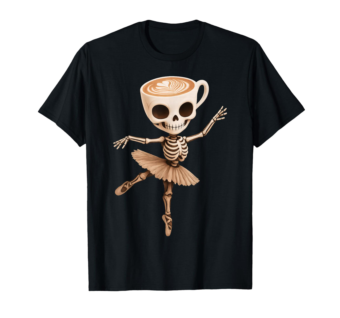 Ballerina Muertina Cappuccina Italian Brainrot Halloween T-Shirt