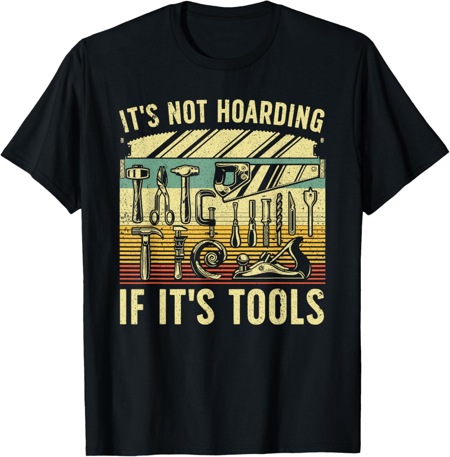 Funny Woodworker Art For Men Carpenter Wood Working Tools T-Shirt