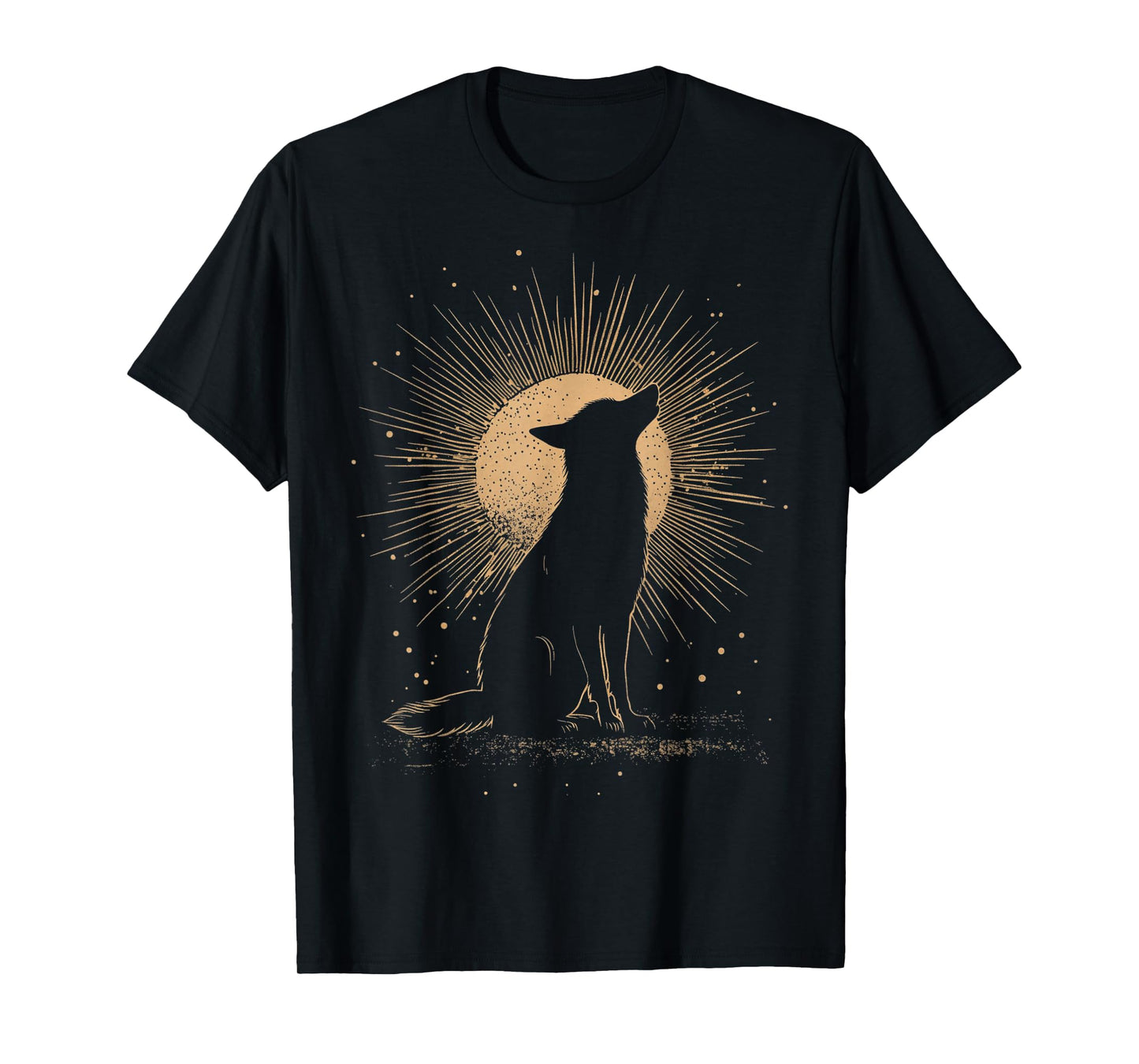 Coyote On T-Shirt
