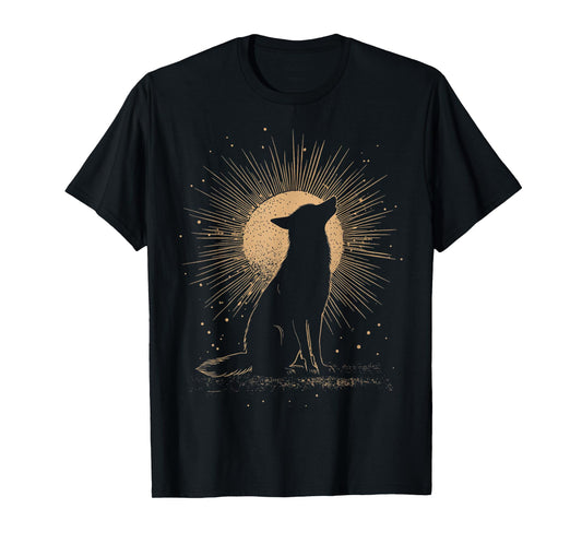 Coyote On T-Shirt