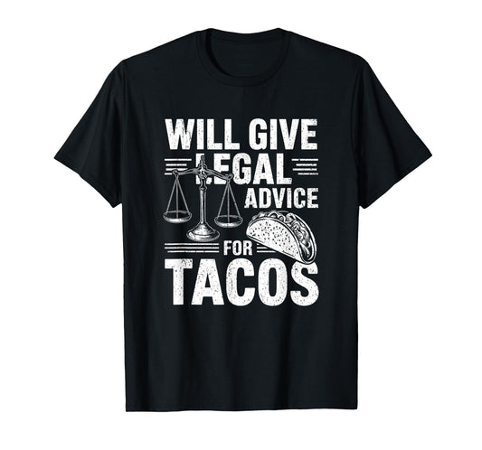 Attorney Taco Meme Funny Humor T-Shirt