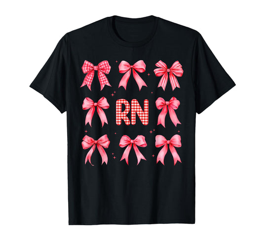 Coquette Registered Nurse Women Girls RN Nurse Nursing T-Shirt