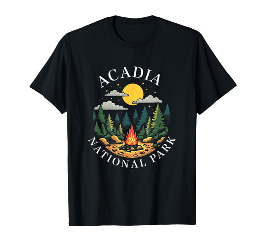 Acadia National Park Souvenir Maine Retro for Men Women Kid T-Shirt