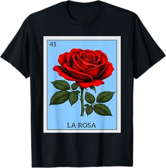 Rosa Card Mexican Lottery T-Shirt
