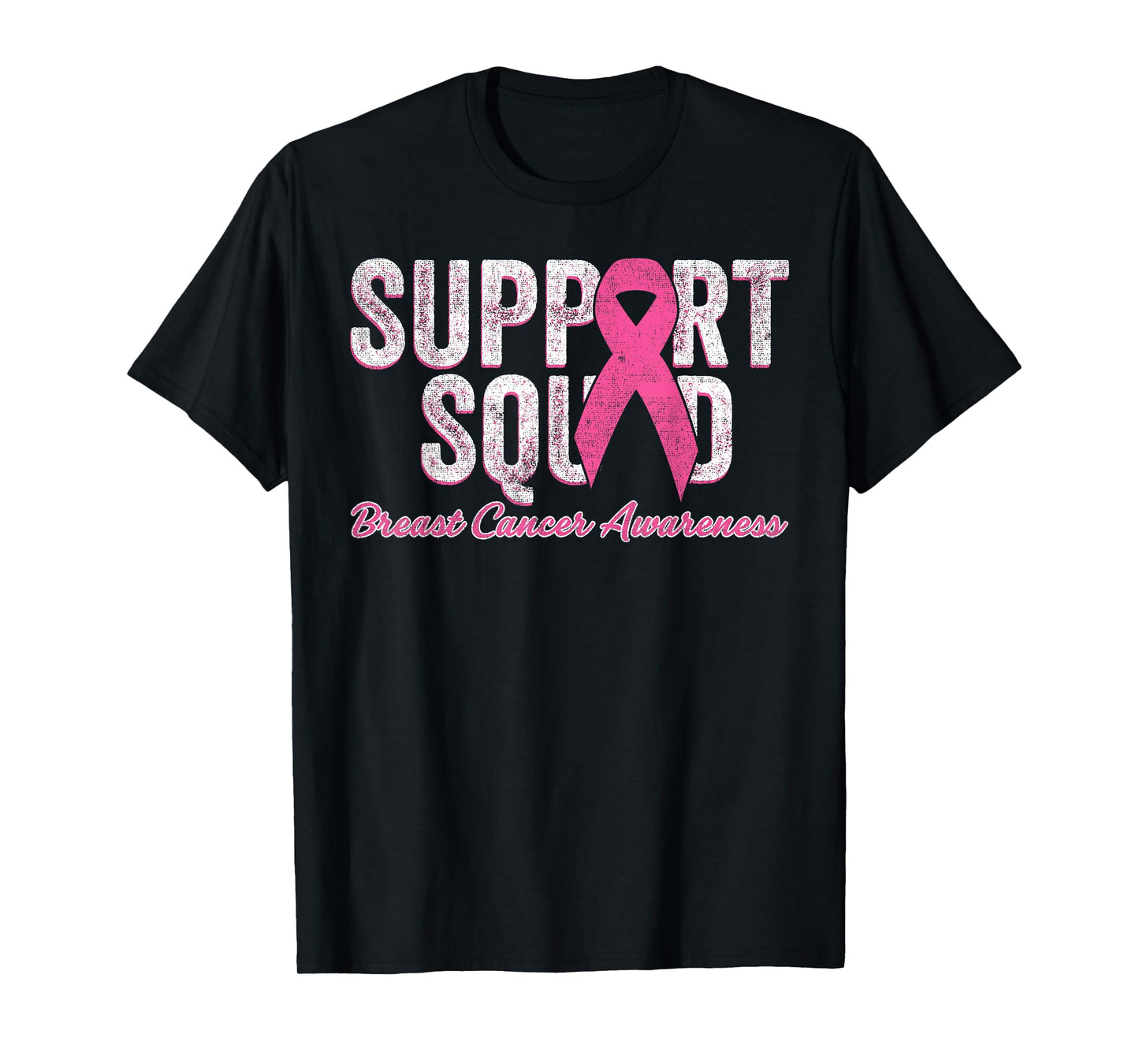 Support Squad Breast Cancer Awareness Month Men Women Kids T-Shirt