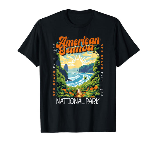 American Samoa National Park Retro Distressed Vintage T-Shirt