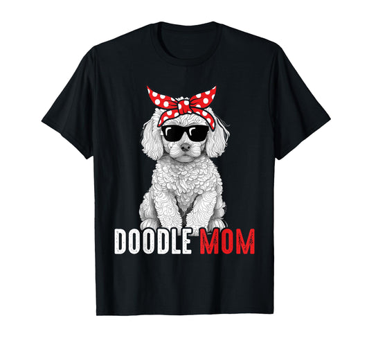 Womens Doodle Mom Goldendoodle Labradoodle Dog T-Shirt