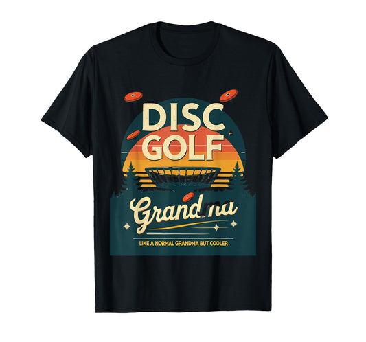Disc Golf Grandma Midnight Drive T-Shirt