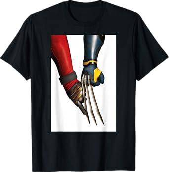 Marvel Studios Deadpool & Wolverine Claw Touch Poster T-Shirt