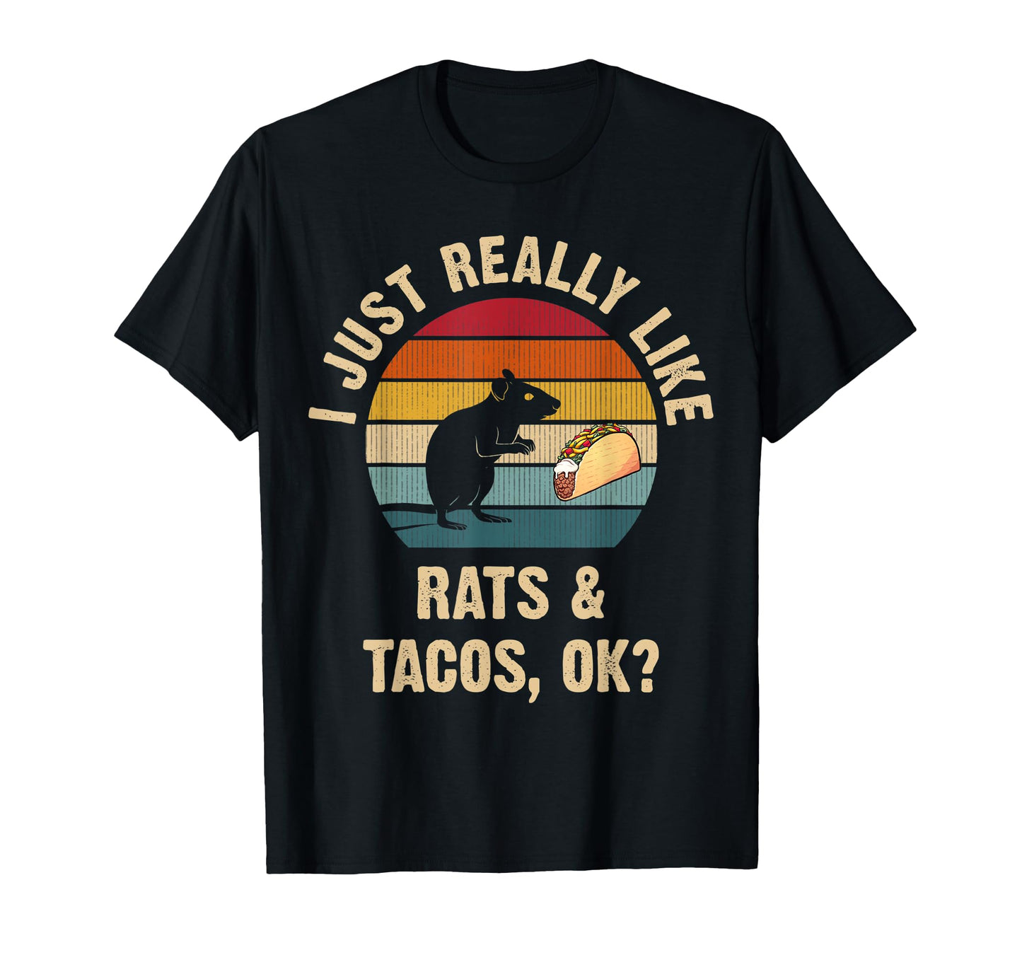 Rats and Tacos lover Cinco de mayo Taco Tuesday Cute T-Shirt