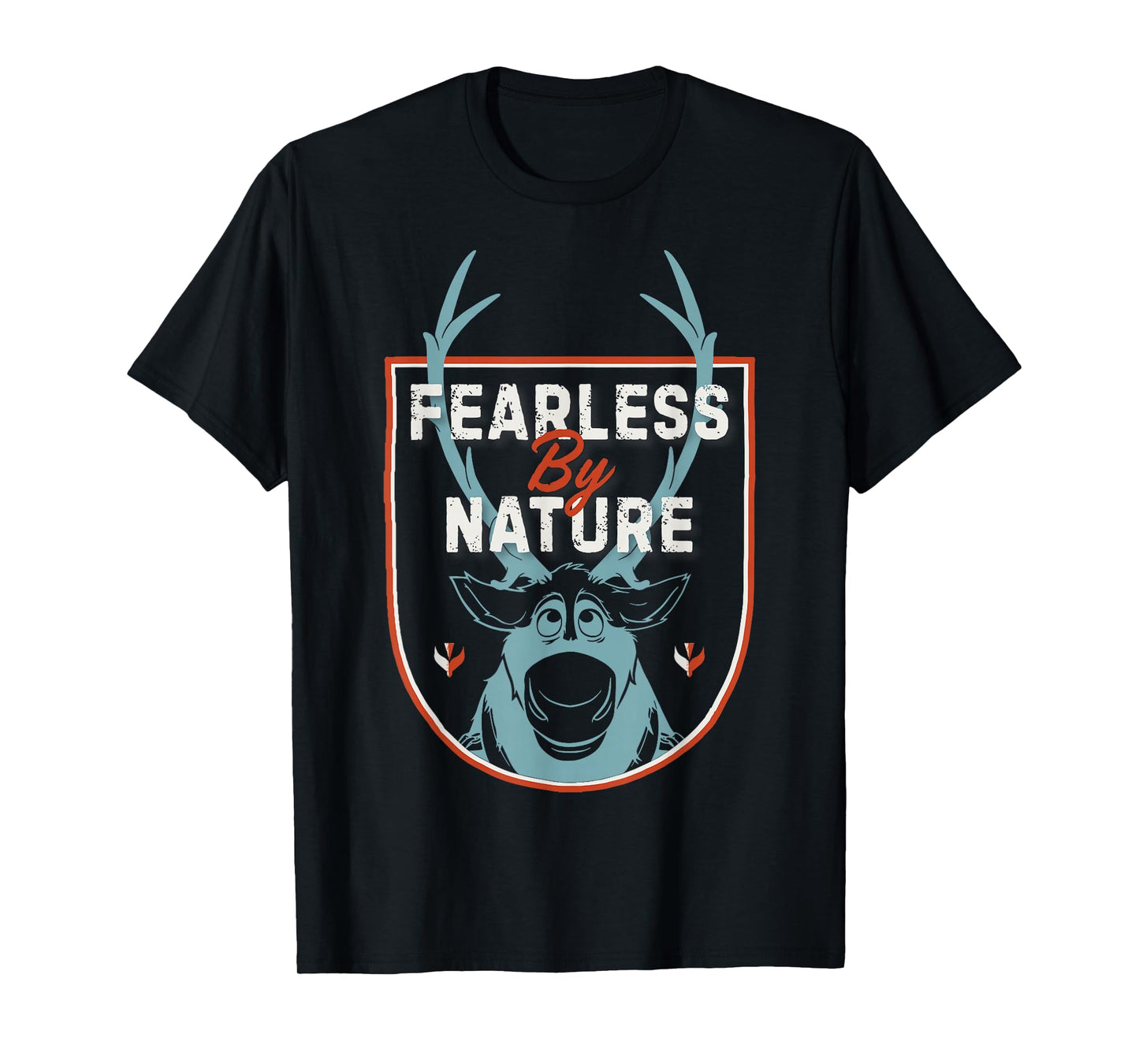 Disney Frozen 2 Sven Fearless By Nature Crest T-Shirt