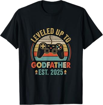 Leveled Up To Godfather 2025 Video Game Soon To Be Godfather T-Shirt