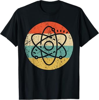 Atom Retro Style Science T-Shirt