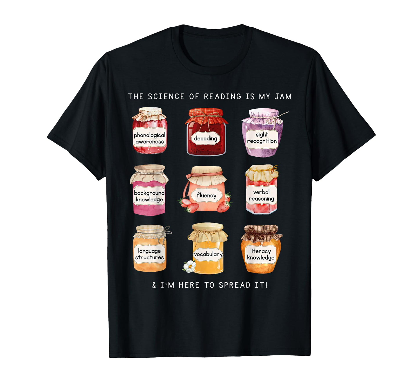 Science of Reading Morphology Literacy Is My Jam Teacher T-Shirt