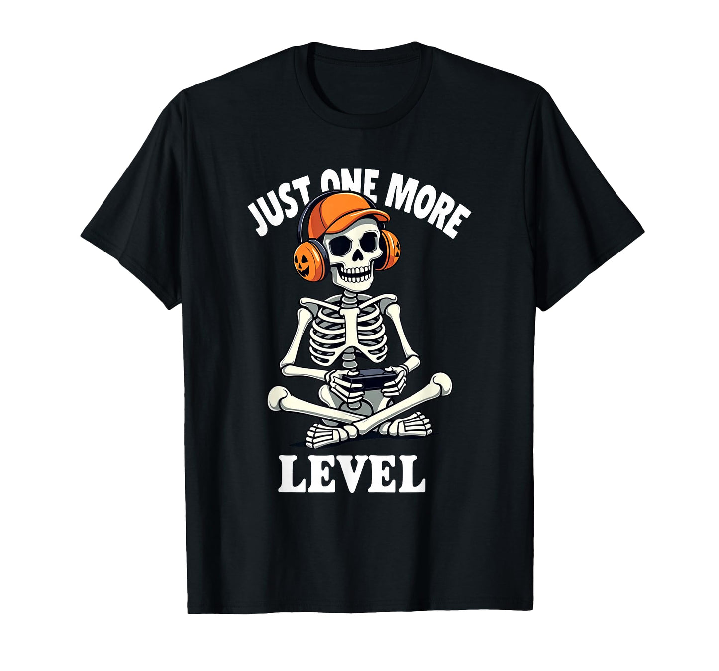 Funny Video Game Halloween Skeleton Gamer Costume Men Boys T-Shirt
