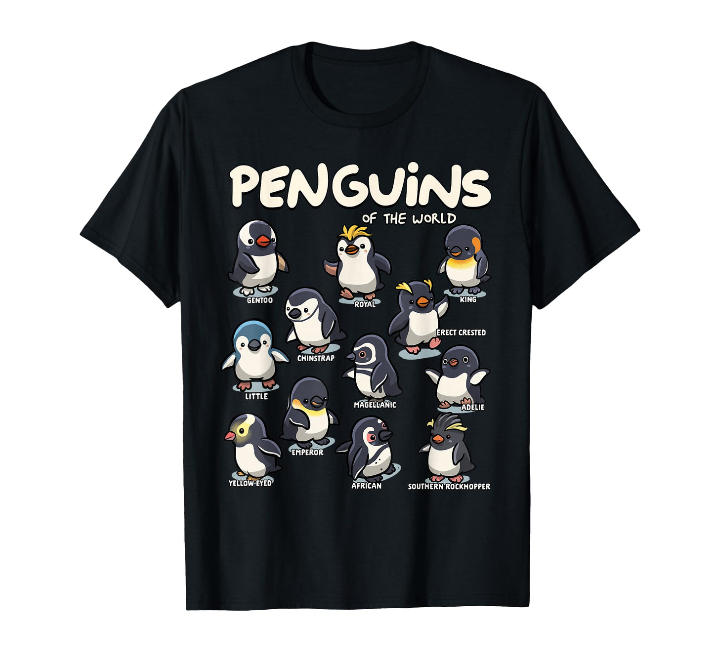 Penguin Penguins Animals of the World Penguin Lovers T-Shirt