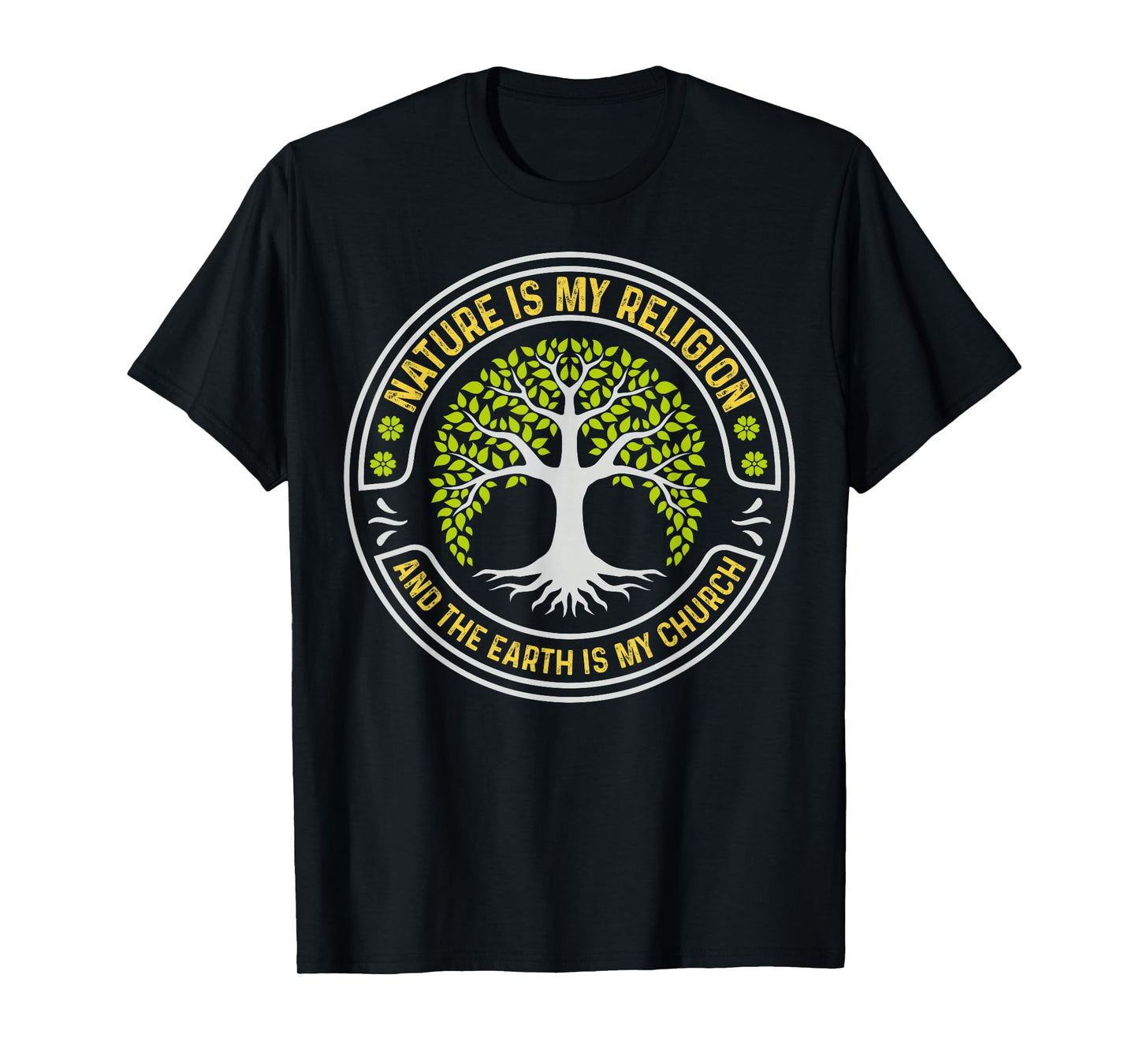 Nature Is My Religion Native Saying Indian Pride Indigenous T-Shirt