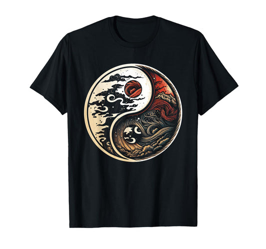 Balance and Harmony: Yin Yang Symbol, Nature Lover T-Shirt