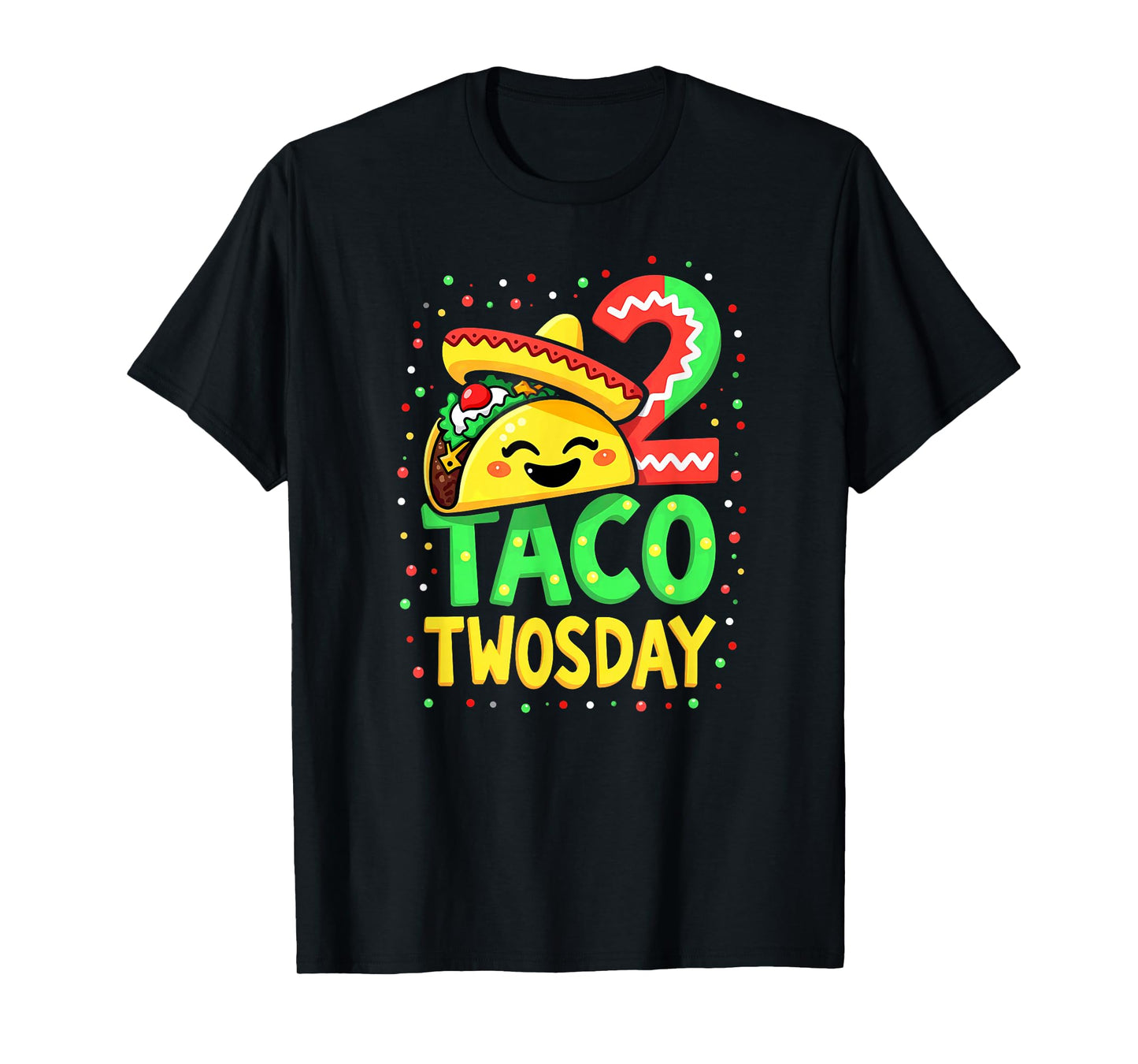 Cinco De Mayo Taco Twosday 2nd Birthday Party T-Shirt